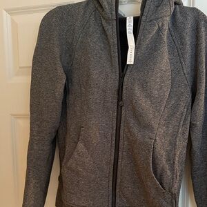 lululemon athletica Charcoal Hooded Jacket